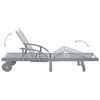 vidaXL Garden Sun Lounger with Cushion Solid Acacia Wood
