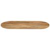 vidaXL Table Top 80x40x2.5 cm Oval Solid Wood Mango