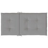 vidaXL Garden Lowback Chair Cushions 2 pcs Grey Oxford Fabric