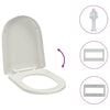 White Soft-close Toilet Seat Square