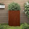 vidaXL Planter 52x48x75 cm Corten Steel
