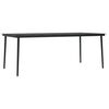 vidaXL 9 Piece Garden Dining Set Oak