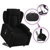 vidaXL Stand up Massage Recliner Chair Black Fabric