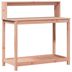 vidaXL Potting Table with Shelves 108x50x109.5 cm Solid Wood Douglas