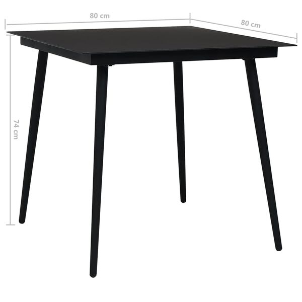 vidaXL 3 Piece Garden Dining Set