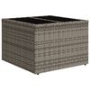 vidaXL 10 Piece Garden Sofa Set with Cushions Grey Poly Rattan