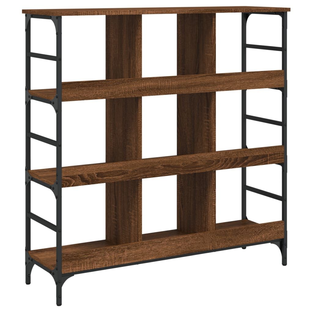 vidaXL Sideboard Brown Oak 102x32x103.5 cm Engineered Wood