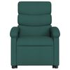 vidaXL Electric Stand up Recliner Chair Dark Green Fabric