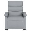 vidaXL Stand up Recliner Chair Light Grey Fabric