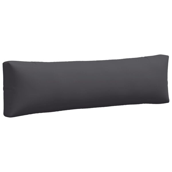 vidaXL Pallet Cushions 2 pcs Anthracite Fabric