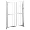 vidaXL Garden Gate 100x145 cm Stainless Steel