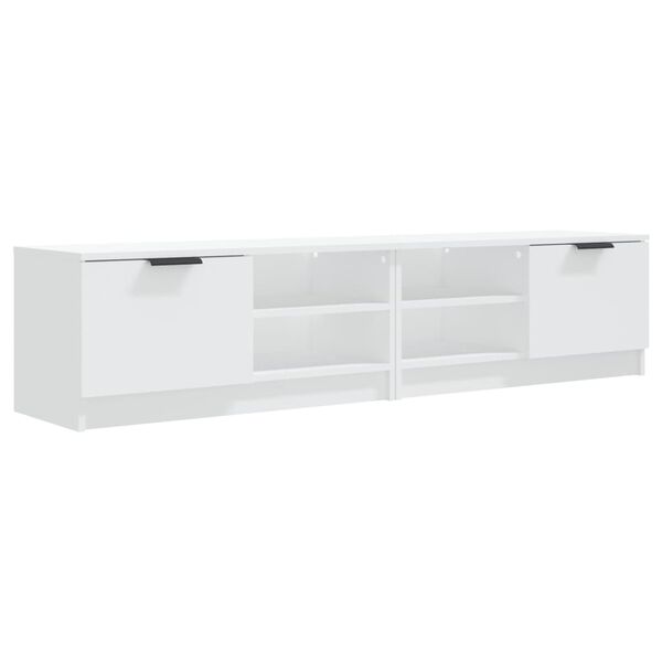 vidaXL TV Cabinets 2 pcs White 80x35x36.5 cm Engineered Wood