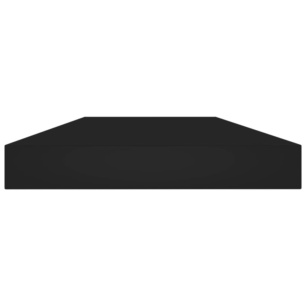 vidaXL Bookshelf Boards 4 pcs Black 40x10x1.5 cm Engineered Wood