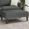 vidaXL Footstool Dark Grey 77x55x31 cm Fabric
