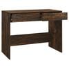 vidaXL Desk Smoked Oak 101x50x76.5 cm Engineered Wood