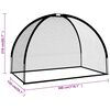 vidaXL Golf Practice Net Black 300x150x210 cm Polyester