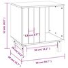 vidaXL Dog House 50x40x52 cm Solid Wood Pine