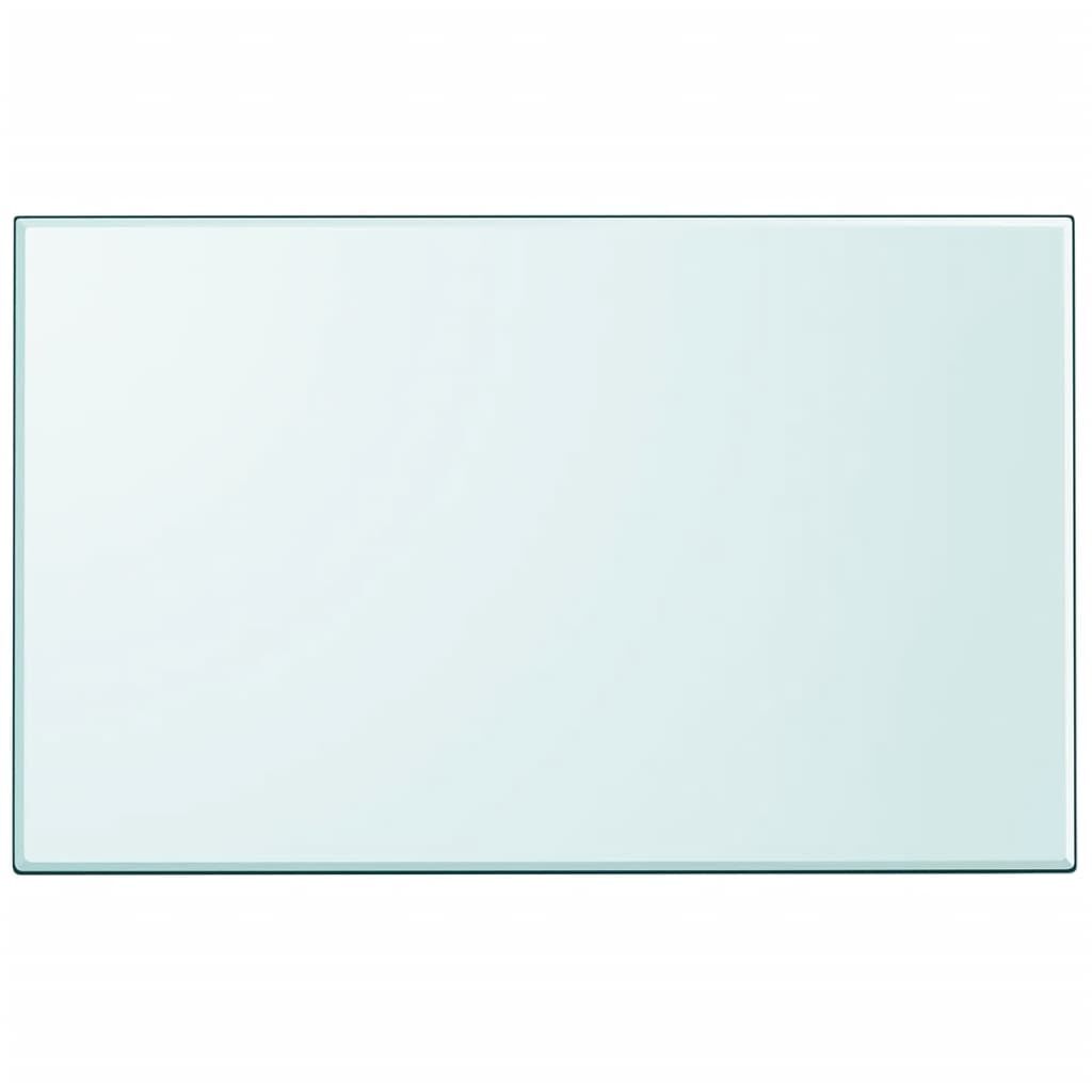 vidaXL Table Top Tempered Glass Rectangular 1000x620 mm