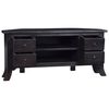vidaXL TV Cabinet Light Black Coffee 100x40x45 cm Solid Mahogany Wood
