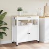 vidaXL Kitchen Trolley MONZA 84x40x90 cm Solid Wood Pine