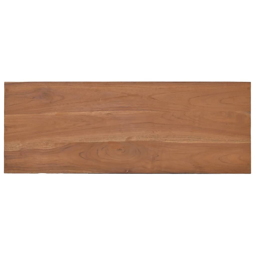 vidaXL Console Table 80x30x80 cm Solid Teak Wood