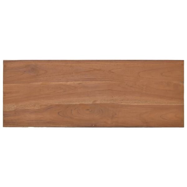 vidaXL Console Table 80x30x80 cm Solid Teak Wood
