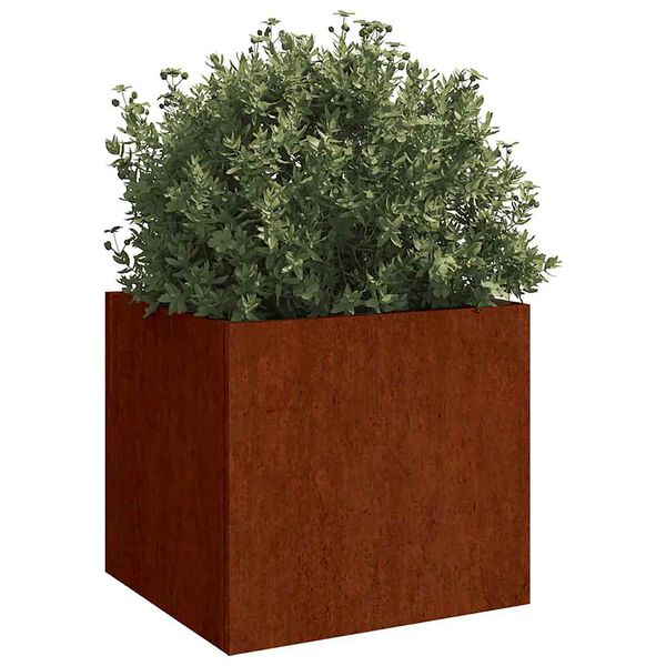 vidaXL Planter 42x40x39 cm Corten Steel