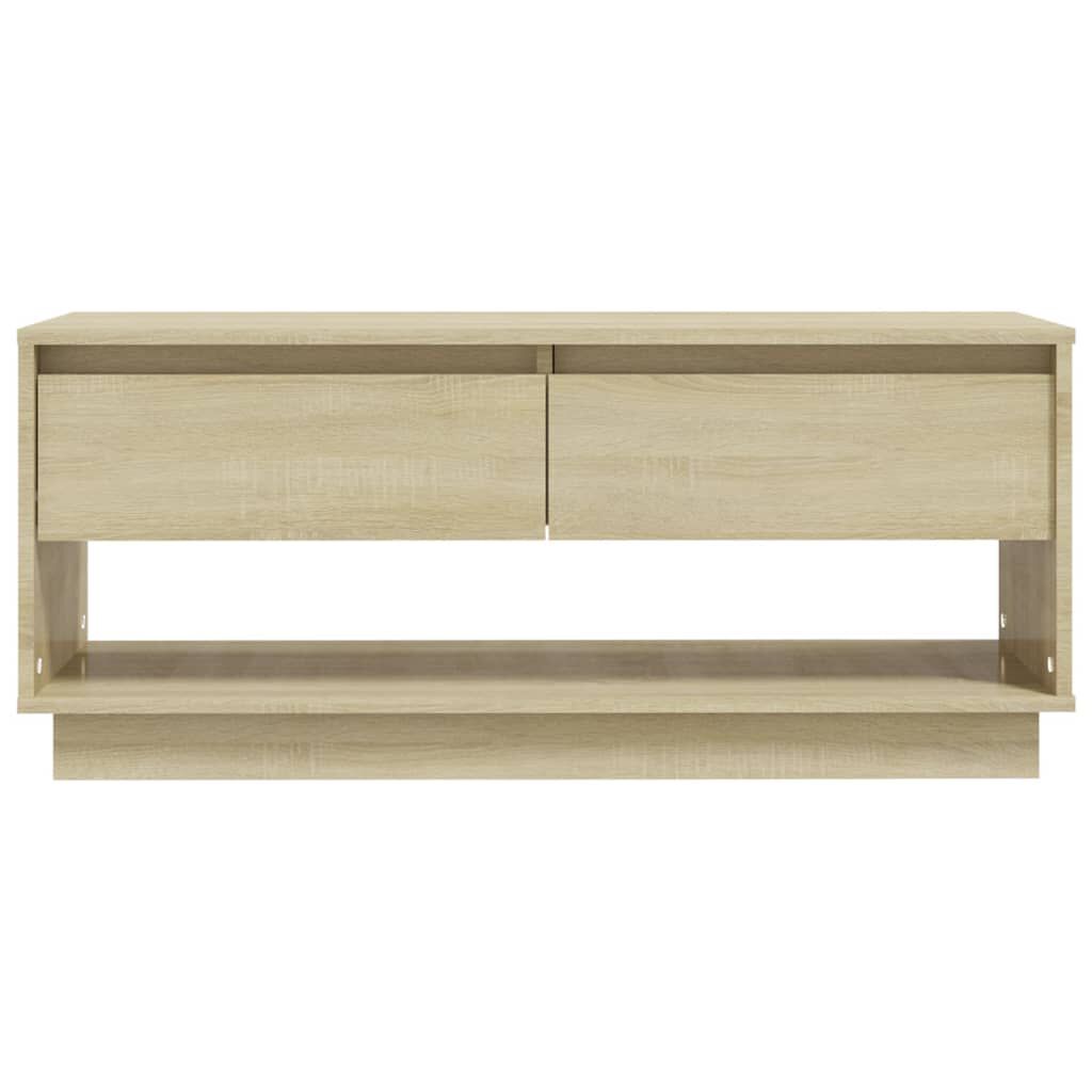 vidaXL TV Cabinet Sonoma Oak 102x41x44 cm Engineered Wood
