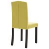 vidaXL Dining Chairs 2 pcs Green Fabric
