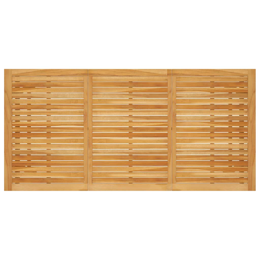 vidaXL 9 Piece Garden Dining Set Solid Acacia Wood