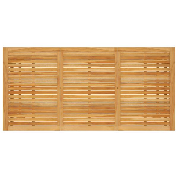 vidaXL 9 Piece Garden Dining Set Solid Acacia Wood
