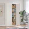 vidaXL File Cabinet White 90x40x180 cm Steel