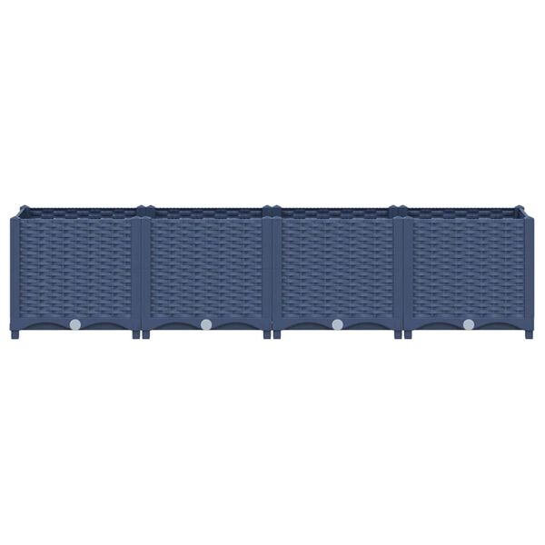 vidaXL Raised Bed 160x40x38 cm Polypropylene