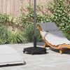 vidaXL Outdoor Umbrella Base Black 48 x 48 x 32 cm Steel, Concrete