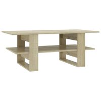 vidaXL Coffee Table Sonoma Oak 110x55x42 cm Engineered Wood