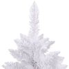 vidaXL Artificial Hinged Christmas Tree with Stand White 120 cm
