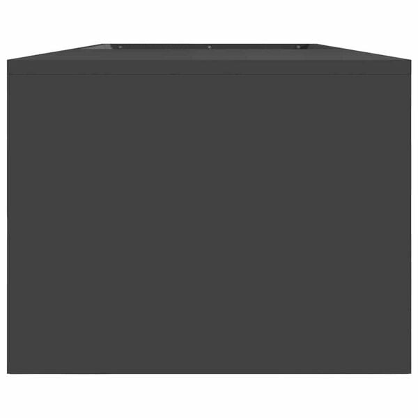 vidaXL Fire Pit Black 160 x 45 x 35 cm Steel