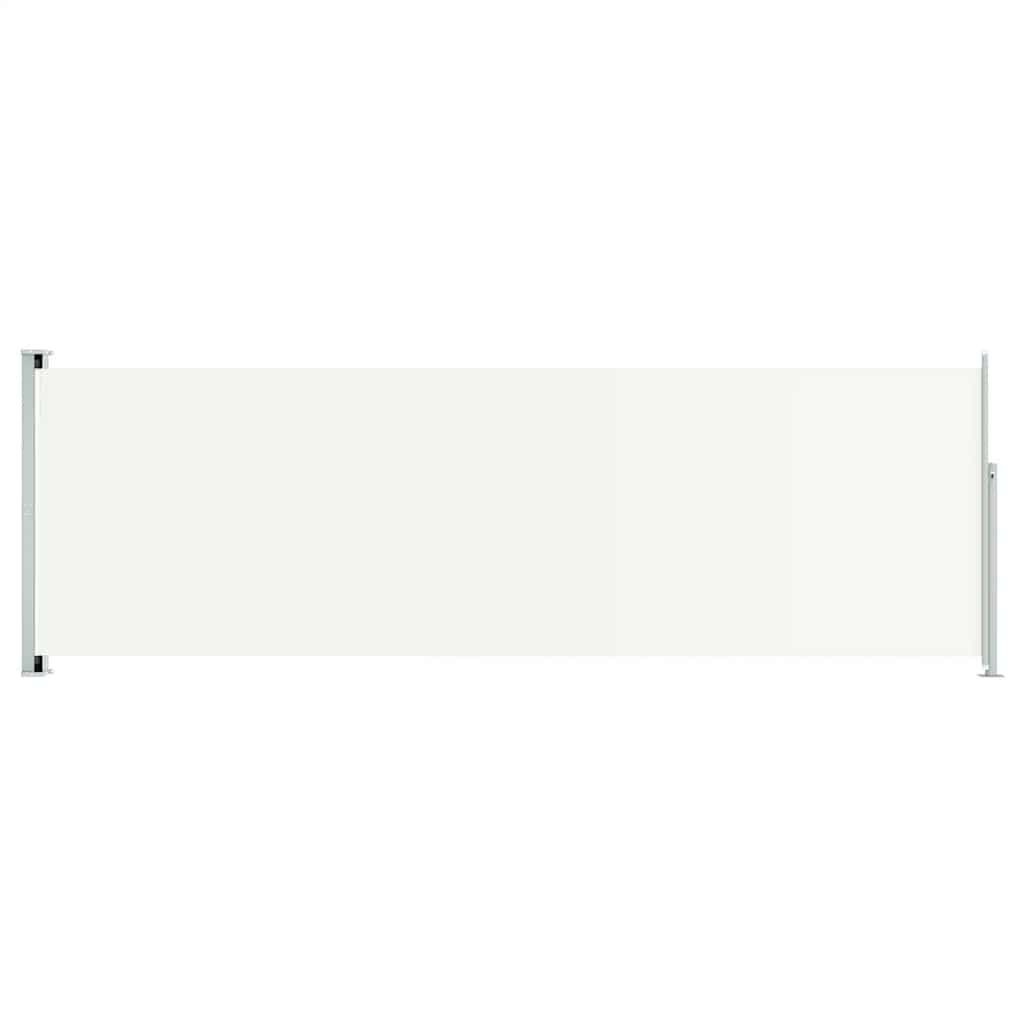 vidaXL Patio Retractable Side Awning 200x600 cm Cream