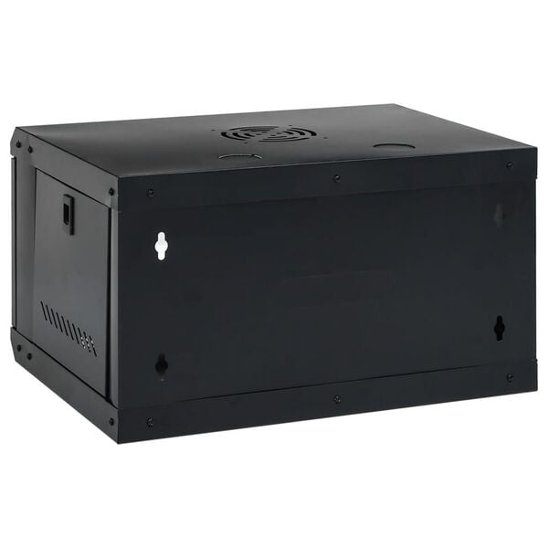vidaXL 6U Wall Mounted Network Cabinet 19" IP20 53x40x30 cm