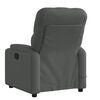 vidaXL Massage Recliner Chair Dark Grey Fabric