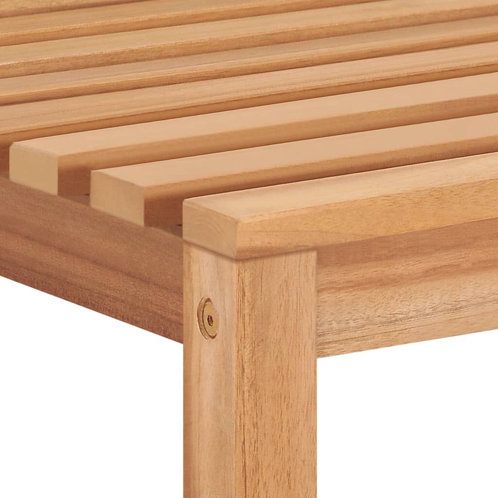 vidaXL Garden Chairs 4 pcs with Cushions Solid Teak Wood