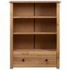 vidaXL Bookcase 80x35x110 cm Solid Pine Wood Panama Range