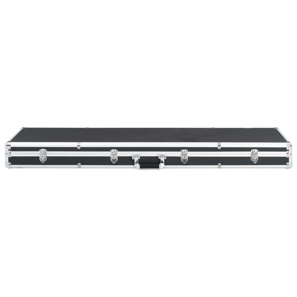 vidaXL Gun Case Black 134x35x12 cm Aluminium