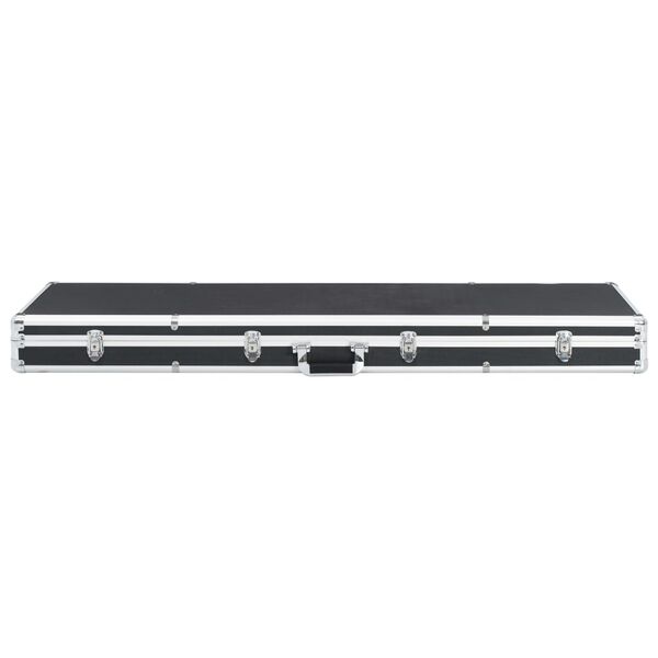 vidaXL Gun Case Black 134x35x12 cm Aluminium