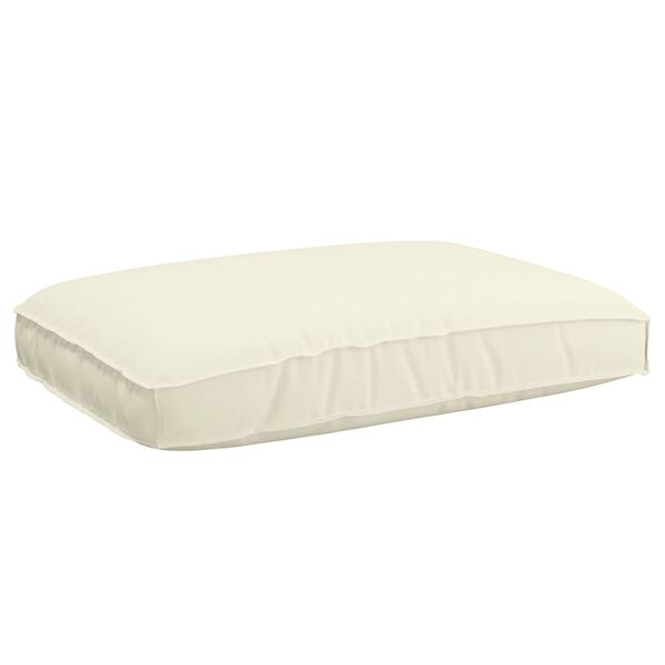 vidaXL Cushion Cream 120 x 80 x 12 cm Oxford Fabric