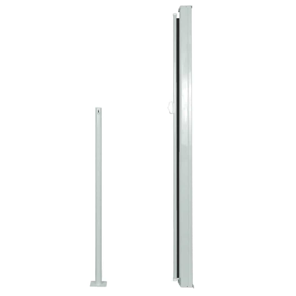 vidaXL Retractable Side Awning 160 x 500 cm Black