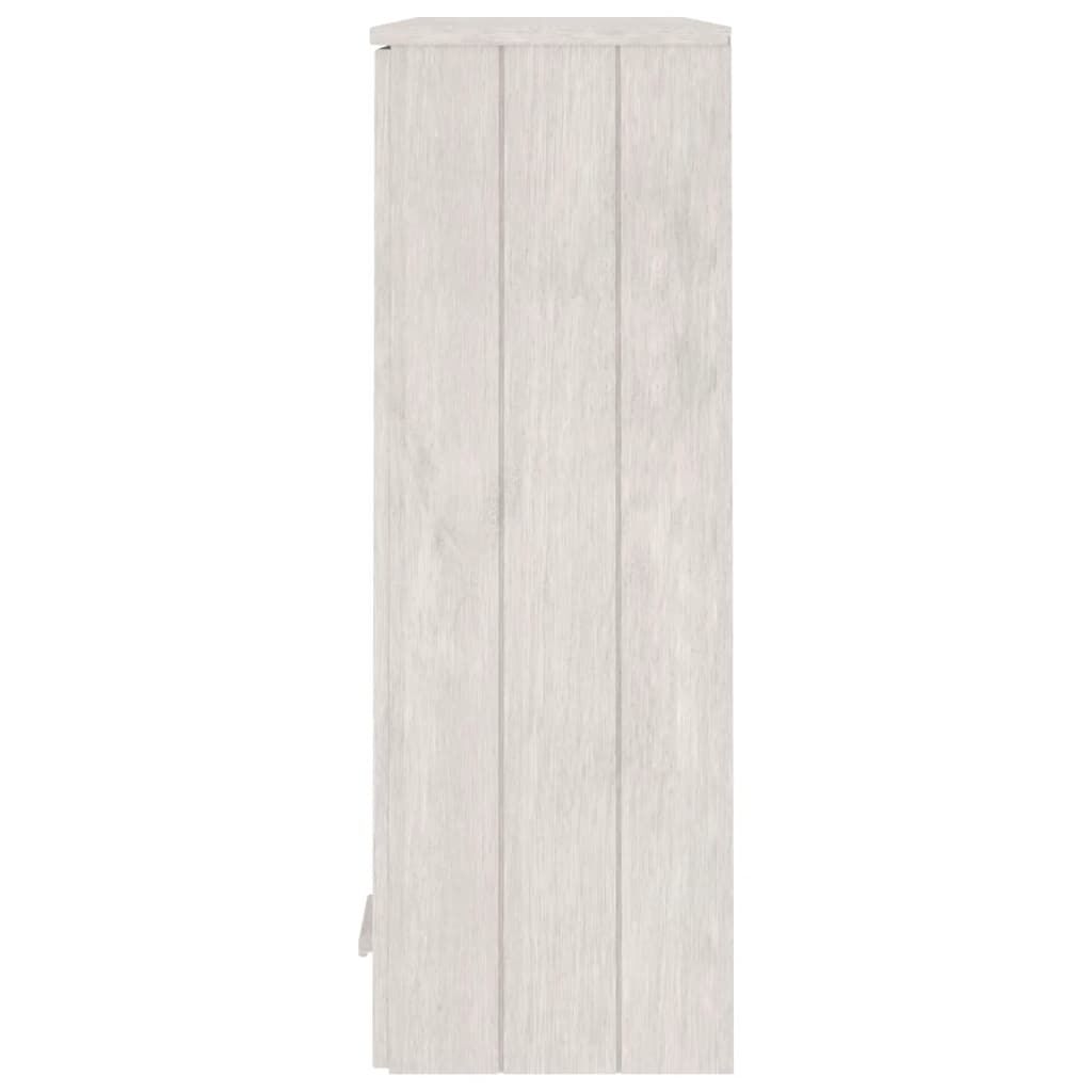 vidaXL Top for Highboard HAMAR White 85x35x100 cm Solid Wood Pine