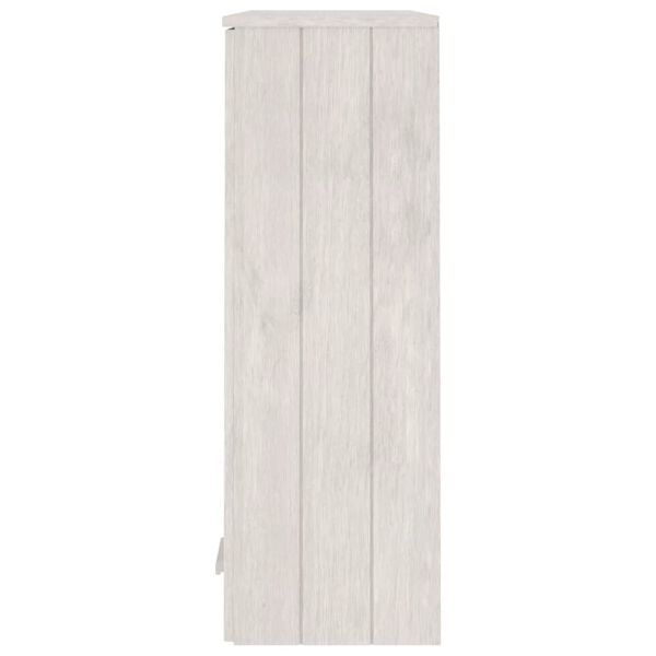 vidaXL Top for Highboard HAMAR White 85x35x100 cm Solid Wood Pine