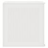 vidaXL Storage Box with Storage White 55 x 53 x 57 cm Polypropylene