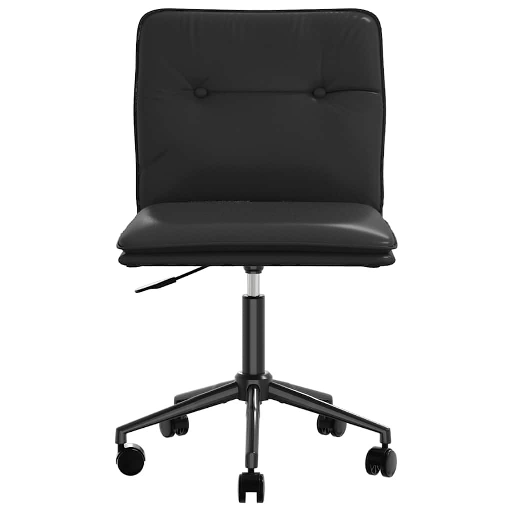 vidaXL Dining Chairs 2 pcs Black Faux Leather